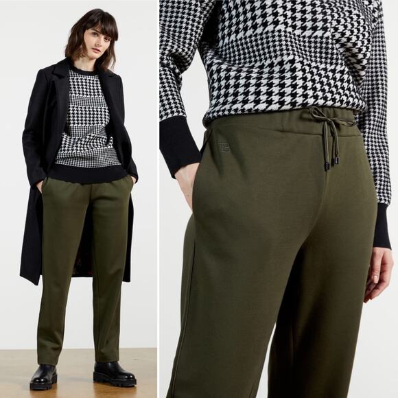 Ted Baker Vveria Relaxed Side Trim Jersey Knit Jogger Pant Olive size 2 US 6 NWT - Picture 12 of 12